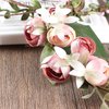 Faylay Hawaiian Flower Crown Boho Flower Headband Maternity/Bridal Flower Crown Wedding Floral Hair Wreath (002-Pink)