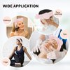 WHAVEL 2PCS Spa Headband Cute Headband for Washing Face, Bear Ears Makeup Headband Kawaii Skincare Headbands Face Wash Headband Soft Facial Hair Band (Pink,Coffee)