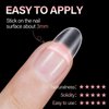 AILLSA Short Almond Nail Tips Acrylic Clear Half Cover Nail Tips False Soft Gel Nail Tips Matte Nail Extension Press on Fake Nail Tips for Nail Manicure Home DIY 240PCS 12 Sizes