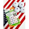 Golfdotz | American Foursome | Golf Ball Markers | Golf Accessories | Golf Ball Customizers | 32 Count