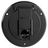 Halotronics RV 4 1/4-inch Round Electrical Cable Hatch for 30 Amp Cords (Black)