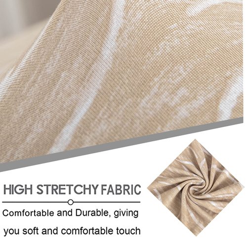 Eco-Ancheng Armless Chair Slipcover Removable Armless Accent Chairs Covers Washable Armless Slipper Chair Slipcover Printed Armless Chair Furniture Protector Covers for Living Dining Room Hotel