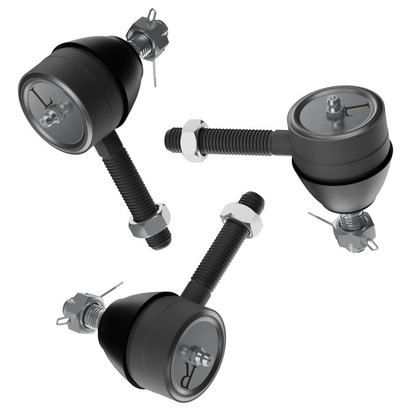 Panglong Club Car DS Tie Rod End-Club Car DS Ball Joints Kit (Set of 3), Suitable for 1976-2008 Club Car DS Golf Cart, Replace OEM# 7540, 7539