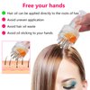 YeulYuuri Hair oil applicator for scalp，Hair oiling applicator,Root comb applicator bottle, Scalp oil applicator,scalp massager hair growth, Ball Hair Oil Applicator Bottle（Transparent white）