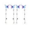 Leadigol 4 Pair Tassel Butterfly Hair Clips,Yarn Butterfly Hairpins Elegant Metal Tassel Long Hair Clips for Women