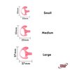 ProMaxPower Two-Way Portable Radio Earmold Insert Earplugs Earbuds for Acoustic Tube Earpiece Headset (Variety 6-Pack, 3 Sizes Each Side)