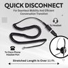 INNOTALK Telephone Headset Headphone for Cisco 8811 8841 8851 8861 8865 8941 8945 8961 and More - Call Center Noise Cancel Mic Office Desk Phone Headset