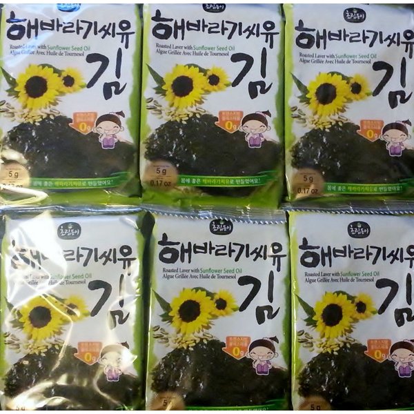 Roasted Laver with Various Flavors (Sunflower Seed Oil)