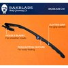 baKblade 2.0 Back Shavers for Men: The DIY Back Hair Shaver for Men with Safety Blade Technology & Ergonomic Handle, Wet or Dry Shaving (Extra Blades Included)