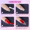 SAVILAND Liquid Latex for Nails, 15ML Latex Nail Polish Barrier Peel Off - Latex Tape Peel Off for Nails Cuticle Guard Skin Barrier Protector Nail Latex with Tweezers for Home DIY Nail Art Salon