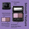 ANNA SUI - Eye Color Compact - Two-Tone Eye Shadow Fillers for Eyeshadow Palette - Pink and Brown Long-Lasting Eye Makeup - 05 Sorbet x Azuki Red Beans - 0.05 oz.