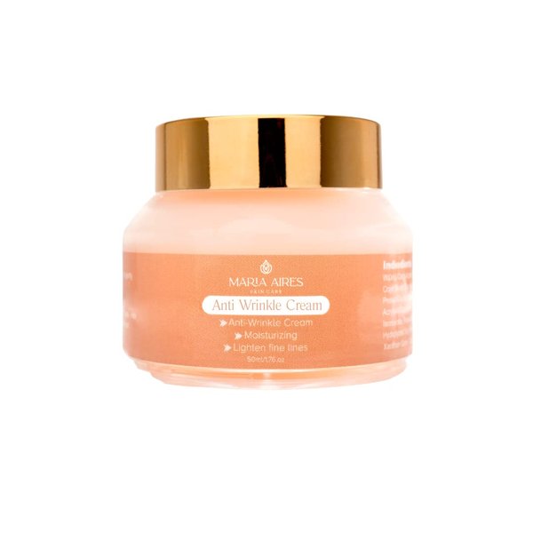 Maria Aires Skincare Day and Night Anti-Wrinkle Cream for Face - Daily Anti-Aging Moisturizer with Peptide Lipid Complex and Hydrating Almond Oil - Soothes Dry and Sensitive Skin - For Women and Men