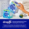 Dropps Oxi Booster Pods, Unscented (64 Count) - Chlorine-Free Bleach Alternative Biobased Laundry Whitener & Stain Remover