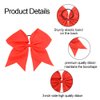 Cheer Bows,Hair Bows,Red Bow for Hair,2 Pack Red Hair Bow,Bow Hair Ties,Red Ribbon for Hair,Cheer Bow Holder,Hair Ties with Bows,Cheer Bows for Cheerleaders,Red Hair Ribbon,Cheer Hair Accessories