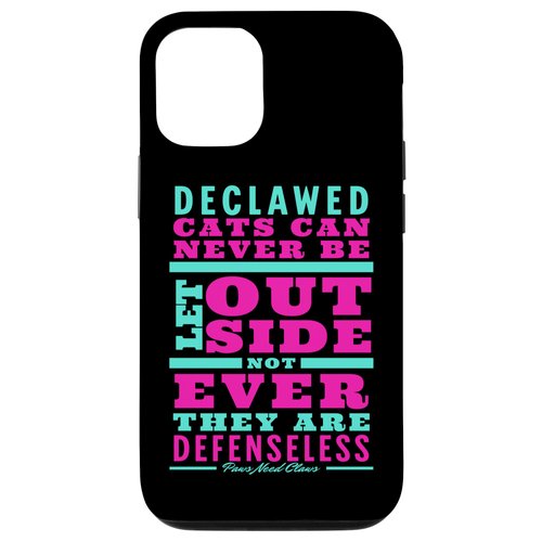 iPhone 13 Pro Animal Cruelty Spread Awareness - Paws Need Claws Design Case