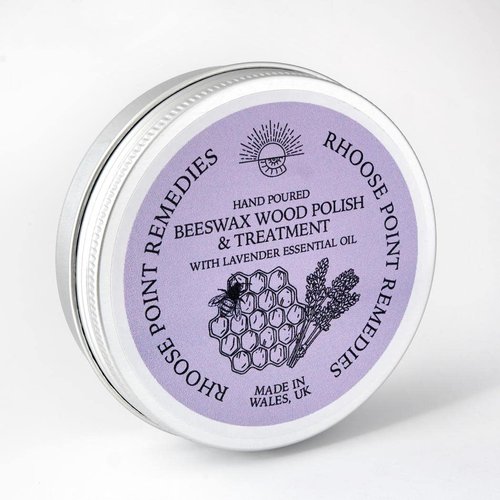 Beeswax Furniture Polish & Conditioner for Wood (Lavender 3.4 Fl Oz) Enhances the Natural Beauty of Oak Pine Beech & More Seals & Protects for a Perfect Finish Bees Wax Polish Protects & Enhances