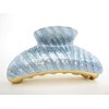 Generic Art deco blue and multi color glitter sparkle hair claw clip for thick hair