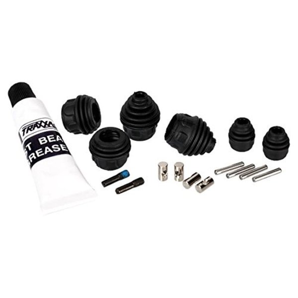 Traxxas Rebuild Kit Steel-Splined Constant-Velocity Driveshafts with Pins, Dustboots, Lube & Hardware