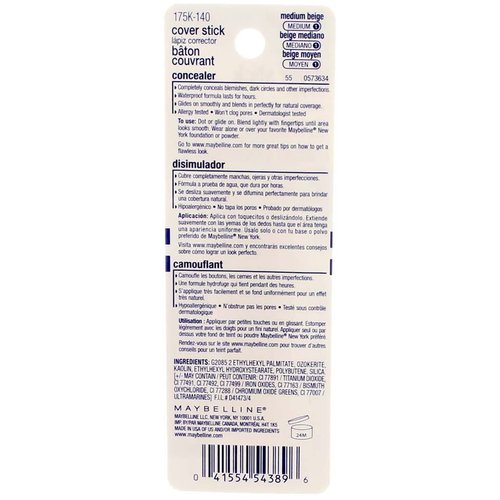 Maybelline Cover Stick Concealer Medium Beige 03