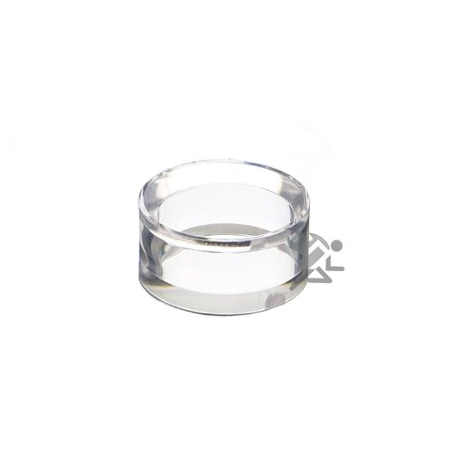 (12) Clear Round Small 1" Beveled Ring Display Stand Pedestal for Golf Ball Baseball Marbles Eggs Spheres Puzzle Balls