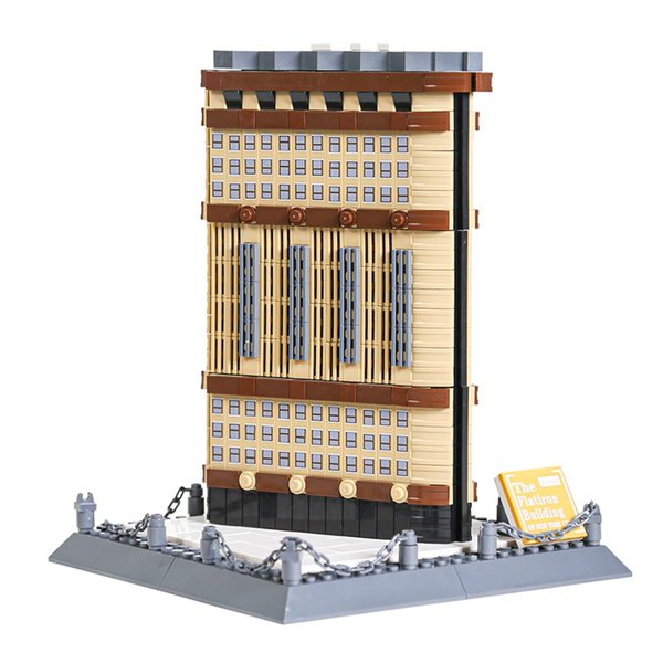 DAHONPA Flatiron Building Architecture Building Blocks Set 830+pcs - World Famous Architectural Model Toys Gifts for Kids and Adults.