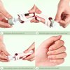 12 Pieces Nail Buffer Refills Electric Manicure Pedicure Tool Refills Nail Buffer Replacement Rollers for Electric Nail Buffer, Filing, Buffing and Shining