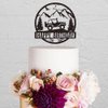 Off-road Vehicle Happy Birthday Cake Topper for Boys Men' Birthday Party Supplies, SUV Jeep Drivers Adventure Themed Cake Topper, Black Glitter