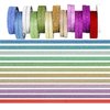 YUKUNTANG Skinny Glitter Paper Washi Tape Set 24 Rolls 12 Color Masking Tape for DIY Crafts Book Designs