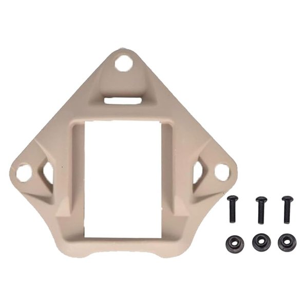 ATAIRSOFT Mult Colors Tactical Airsoft Helmet Aluminum Devgru Style Mich VAS Shroud NVG Helmet Mount (DE)