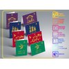 Better Office Products 50 Pack Religious Christmas Cards with Embossed Gold Foil Accents, 5" x 7", High Gloss, Gold Foil Interior Greeting, with 50 Envelopes, 50 Count Boxed Assortment