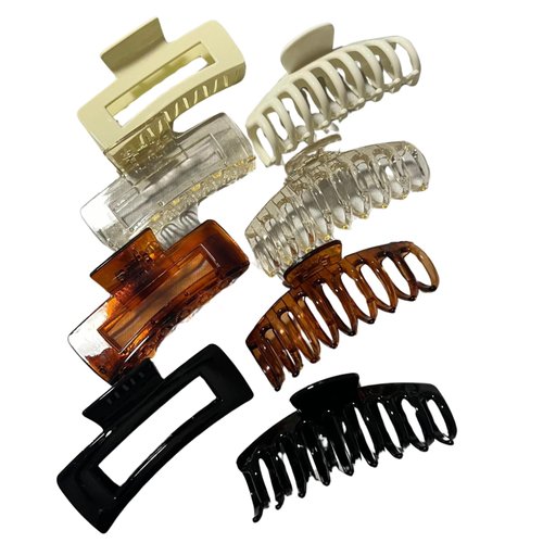 Women's Hair Clips, Assorted Styles and Colors for All Hair Types, Excellent Grip and Strong Hold (HC-Retro)