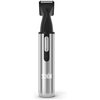 SCHON Stainless Steel Rechargeable 3-in-1 Eyebrow, Ear, Facial, & Nose Hair Trimmer/Clipper for Men&Women | Hair Clippers, Flawless Hair Remover, Male Beard Trimmers, Grooming Kit, Groomer (Silver)