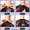 FEBSNOW Professional Hair Cutting Barber Cape with Neck Duster Brush, Tri Coloured Light Print Barber Cape for Barber Shop Hair Cutting Accessories