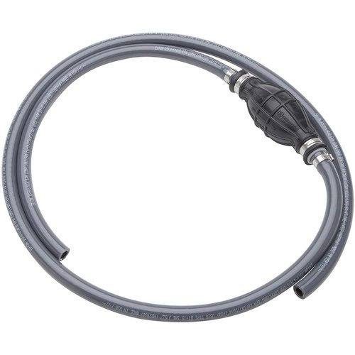 Attwood 93806ULP7 Universal Marine Boat Fuel Line Kit with Sprayless Fuel Connector, 6-Foot x 3/8-Inch