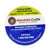 Mandala Crafts Cream Shirring Elastic Thread for Sewing, Knitting, Smocking, and DIY Crafts - 87 Yards 0.6mm Fine Thin Stretch Thread for Sewing Machines