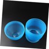 Healifty 2pcs Tools Hair dye Color Mixing Cup Hair Coloring Cup Hair Dying Accessory kit Hair Coloring Shaking Cup Palette Bowl Hair Cream Shaker Cup Baking Oil Plastic Mixing Bowl