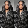 soeyrkke 13x6 Lace Front Wigs Human Hair Pre Plucked Body Wave Wigs for Women 200% Density 13x6 HD Lace Frontal Human Hair Wigs Bleached Knots with Baby Hair 26inch