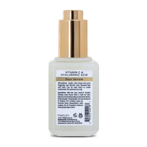 Findley 2oz Vitamin C + Hyaluronic Acid Facial Serum