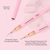 5Pcs Nail Art Liner Brushes,Liner Brush For Nails Gel,Fine Line Nail Art Brush,Nail Art Striping Brushes,Painting Art Design Pen For Long Lines, Thin Details, Fine Drawing Sizes 5/9/13/20/25mm