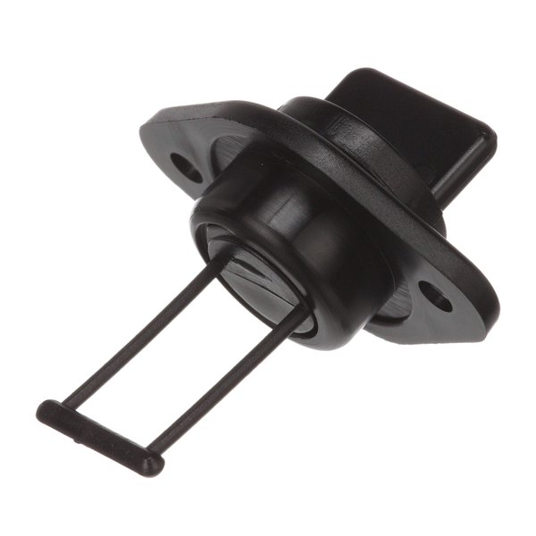 Attwood 17211-3 Drain Plug and Receiver Kit, ¾-Inch Diameter 1-Piece Plug, Threaded Receiver, Molded Black Plastic