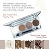 Honeybee Gardens Hot Chocolate Eye Shadow Palette, Clean and Bold, 4 Highly Pigmented Colors With Long Lasting Luxe Finish, Vegan, Cruelty-Free, Gluten-Free, and Paraben-Free, Net Wt 1.3g Each