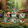 OriCraft Poisonous Mushrooms Dice DND Dice Set with Poisonous Mushrooms Inside Dungeons and Dragons Polyhedral Role Playing Gaming Dices D20 Dice 7 Set Halloween Dices