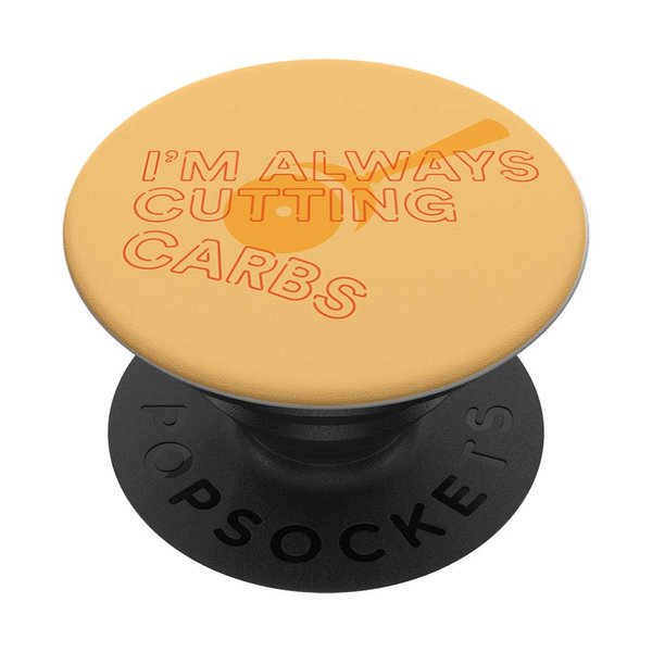Delish Cutting Carbs Popsocket PopSockets Stand for Smartphones and Tablets