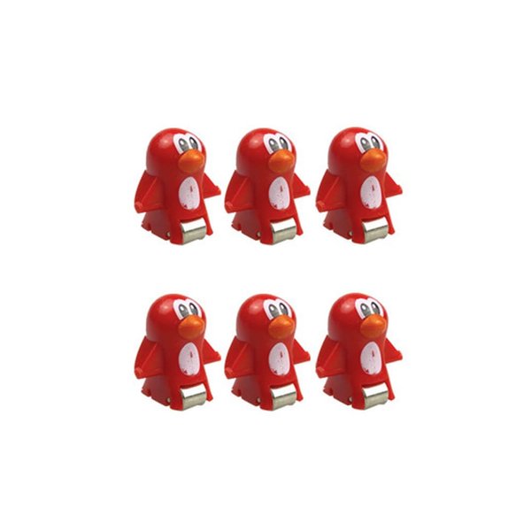 NEXTAKE Extra Ducks/Penguins for Stair-Climbing Toy Set, Accessory for Automatic Stair-Climbing Ducklings Cartoon Slide Toy Escalator Toy, Fit The 1.5cm/ 0.59inch Track (Extra Penguin-6 PCS)