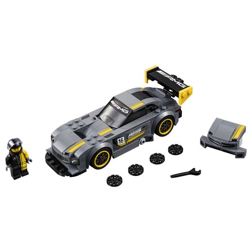 LEGO Speed Champions 6175226 Mercedes-Amg Gt3 75877 Building Kit (196 Piece), Multi