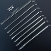 body piercing needles,40PCS Mixed Piercing Needles-12g.13g.14g.15g.16g.17g.18g.20g Individualized Package 5Pcs of Each Stainless Steel Sterile(Mixed)