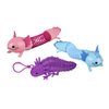 Axolotl Fidget Toy Set - Sensory Toys, Articulated Jointed Moving Toys, Stress Relief Toys, Stim Toys, Autism and ADHD Fidget Toys - Wiggle Toy Keychain, Coil Spring, and Pop Tube