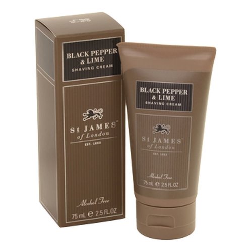 St. James of London Mandarin & Patchouli Shave Cream Tube, 2.5oz