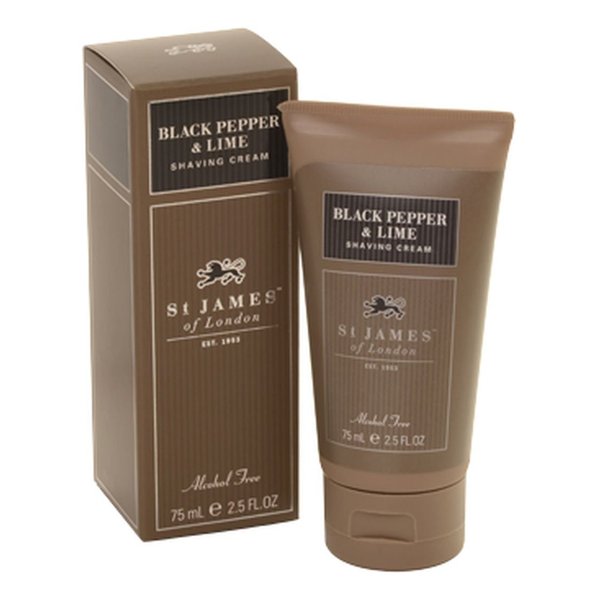 St. James of London Mandarin & Patchouli Shave Cream Tube, 2.5oz
