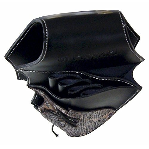 Kissaki Western Style Genuine Leather Hair Scissors Holster Hairstylists Cosmetologist Tool Pouch